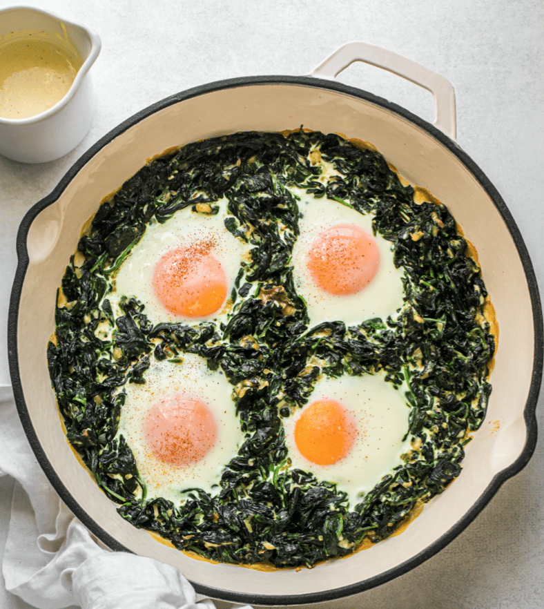 Eggs Florentine Skillet - A Quaint Life