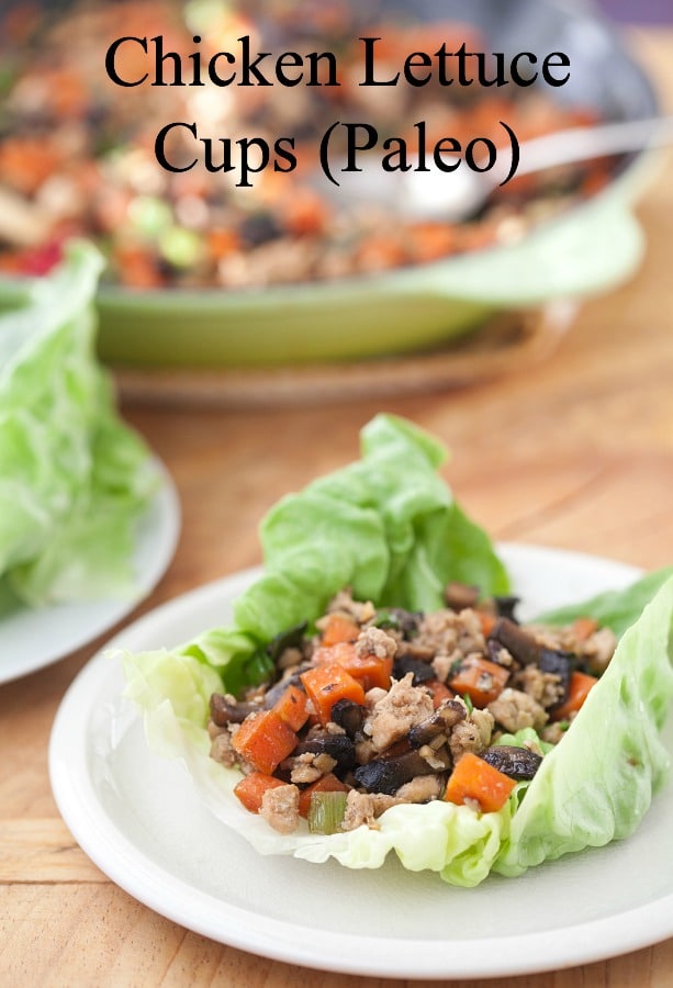 Chicken Lettuce Cups (Grain-Free, Paleo)