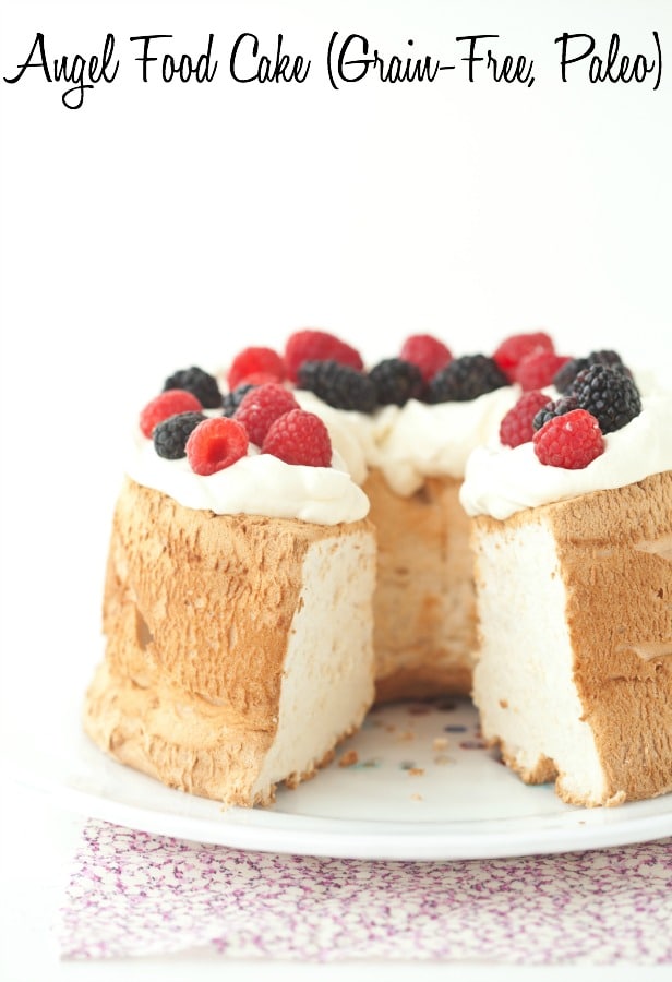 Angel Food Cake Grain Free Paleo Deliciously Organic