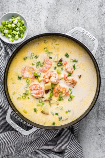 Shrimp and Potato Chowder (Grain-Free) - Deliciously Organic