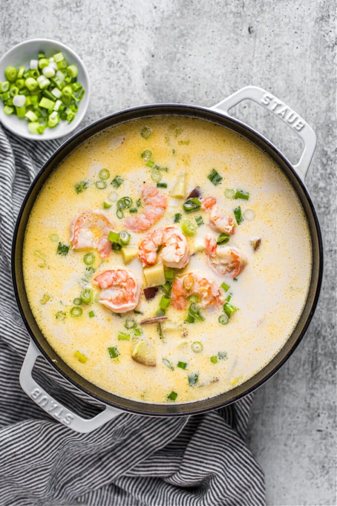 Instant Pot Creamy Shrimp Soup Recipe – Potato Shrimp Chowder Recipe —  Eatwell101