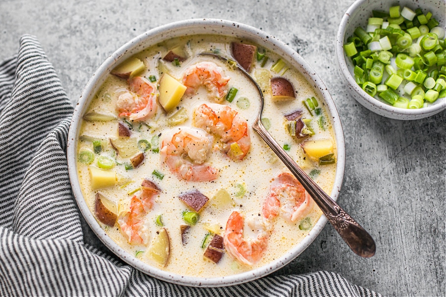 Shrimp and Potato Chowder (Grain-Free)