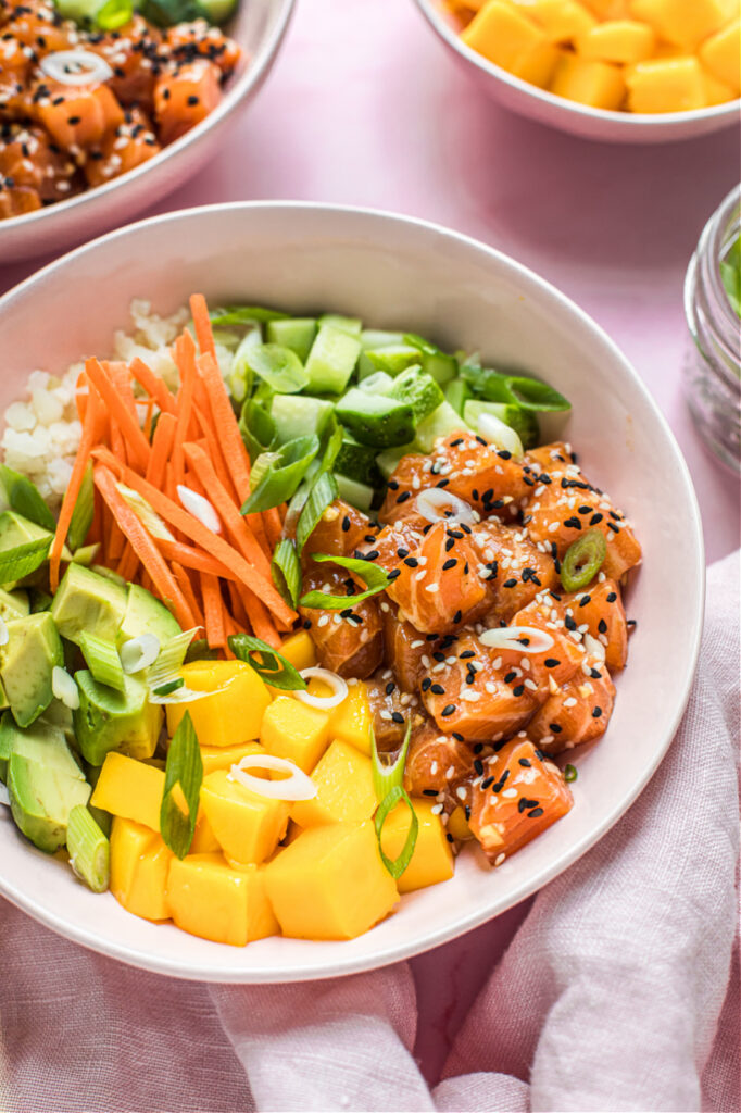 Salmon Poke Bowl Recipe (Paleo)