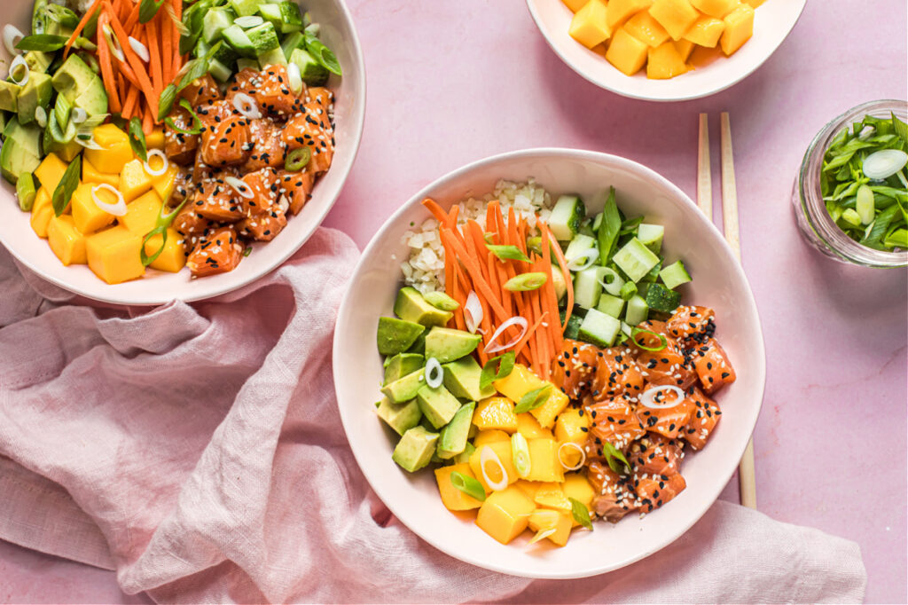 Salmon Poke Bowl Recipe (Paleo)