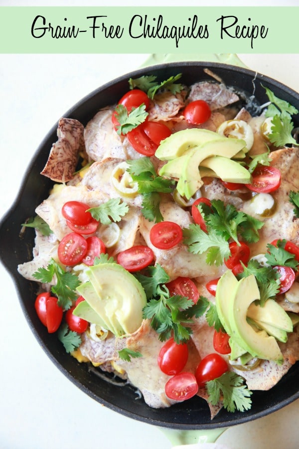 A serving of grain-free Chilaquiles totally feels like cheating! It’s kinda like enjoying fancy nachos for breakfast – perfect for a lazy weekend morning.