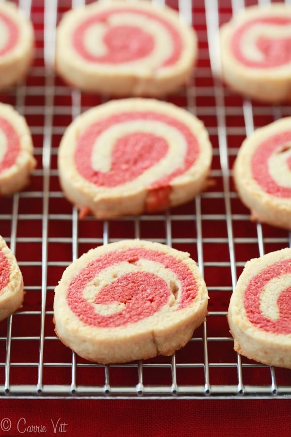 These peppermint pinwheel cookies are grain free & Paleo as well as being super delicious!