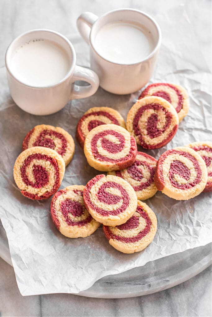 Peppermint Pinwheel Cookies (Grain-Free, Paleo)