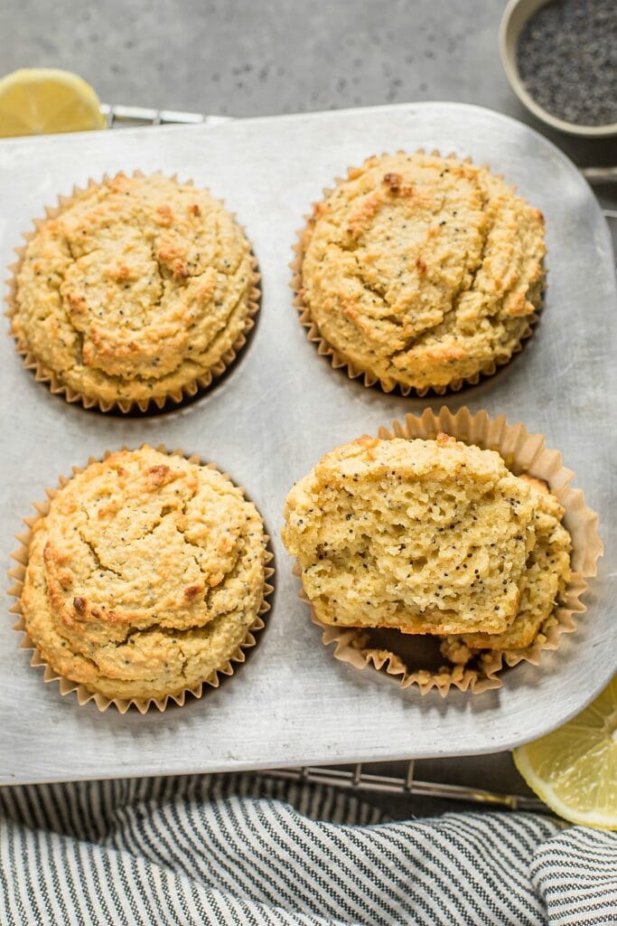 Grain Free Lemon Poppyseed Muffins Recipe