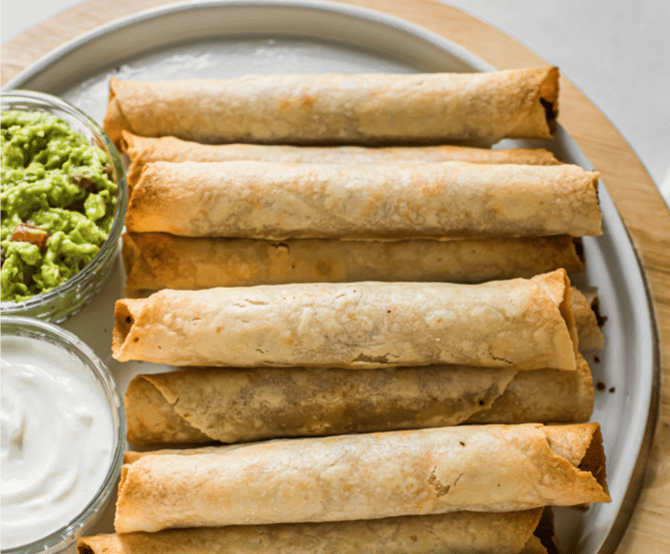 Gluten-Free Chicken Flautas Recipe - Deliciously Organic
