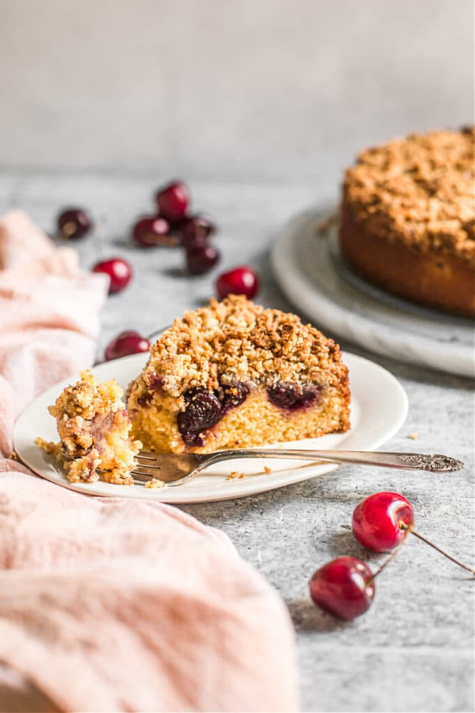 Cherry Crumb Cake (Grain-Free)