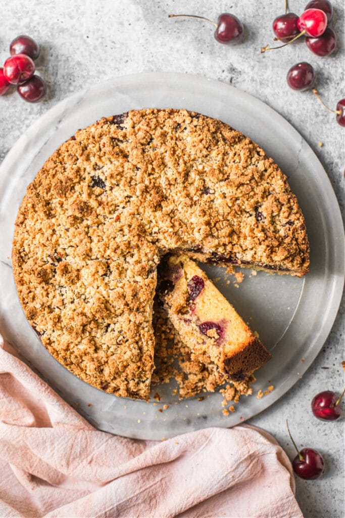 Cherry Crumb Cake (Grain-Free)