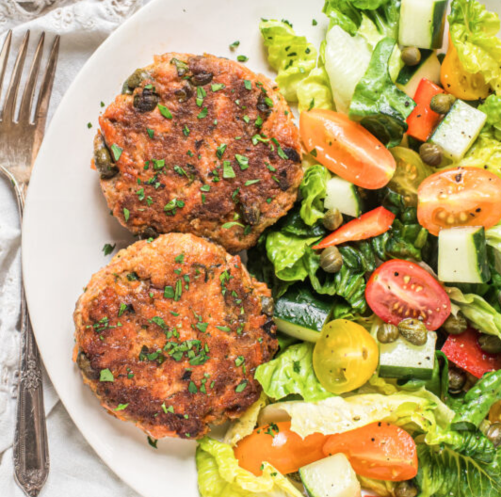 Salmon Cakes Recipe (GrainFree, Paleo) Deliciously Organic