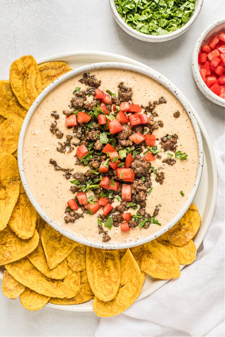 Beef Queso Dip (GrainFree) Deliciously Organic