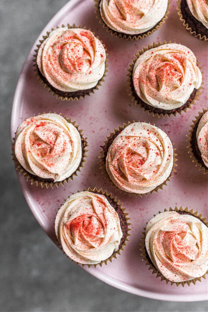 Natural Red Velvet Cupcakes (Dye-Free, Grain-Free)