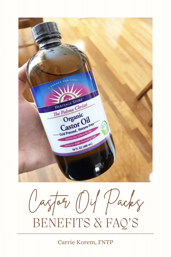 Castor Oil Pack Benefits and How to Make and Use Them