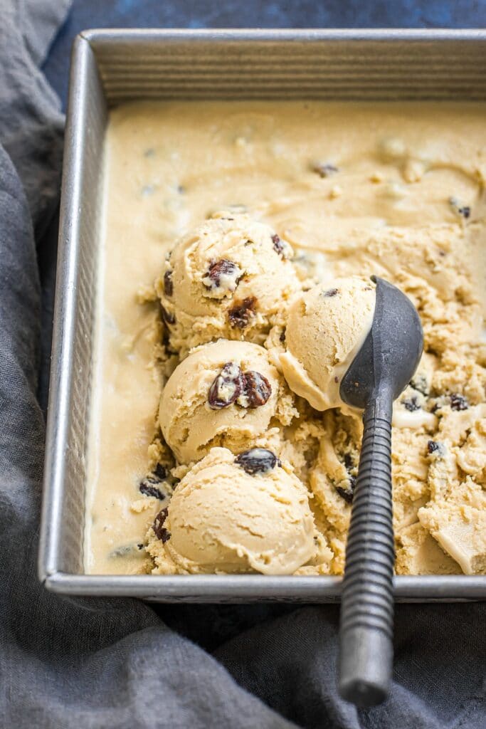 Rum Raisin Ice Cream (Grain-Free, Dairy-Free)