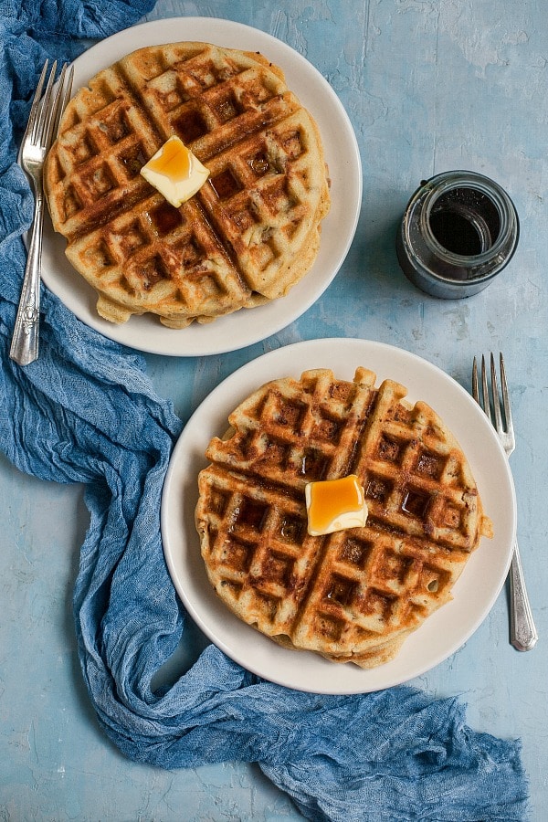 Waffles with Sausage (Grain-Free, Gluten-Free)