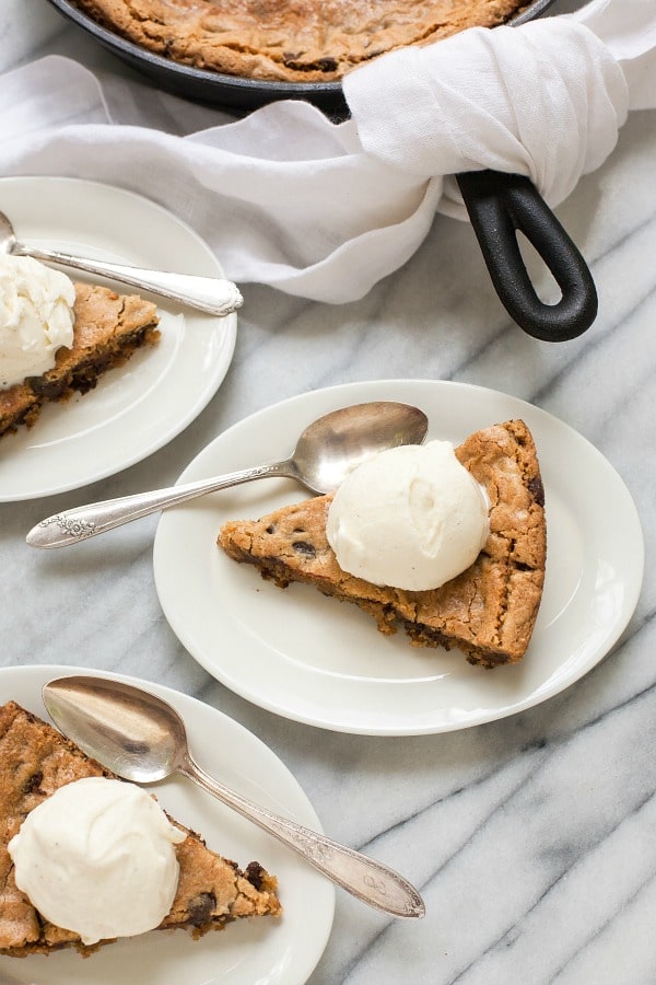 Skillet Chocolate Chip Cookie (Grain-Free, Egg-Free)