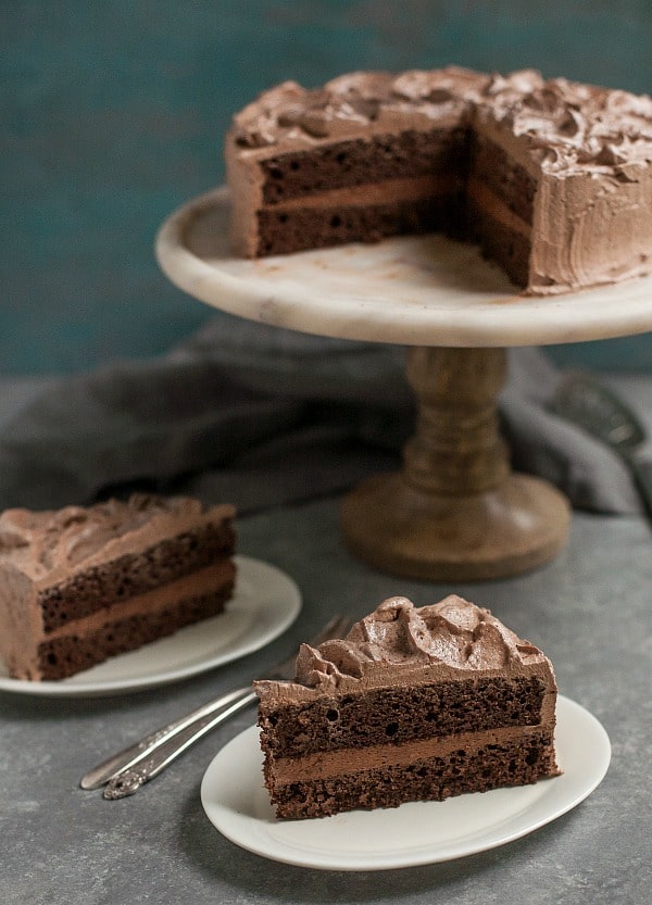 Chocolate Cake With Chocolate Frosting Grain Free Dairy Free Nut Free