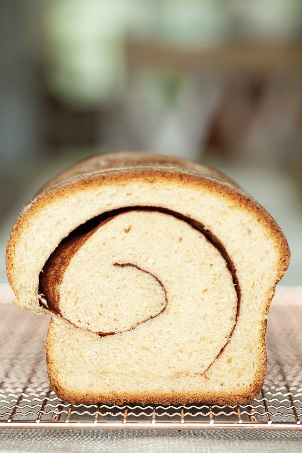 Fermented Sourdough Brioche Cinnamon Swirl Bread