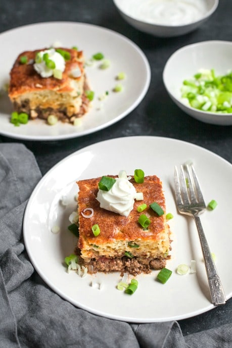 Chili Cornbread Pie (Paleo, Grain-Free)