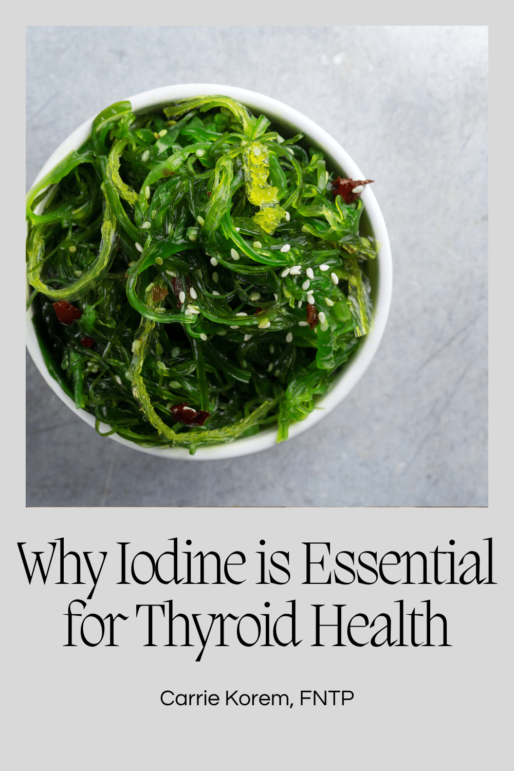 Why iodine is essential for thyroid health