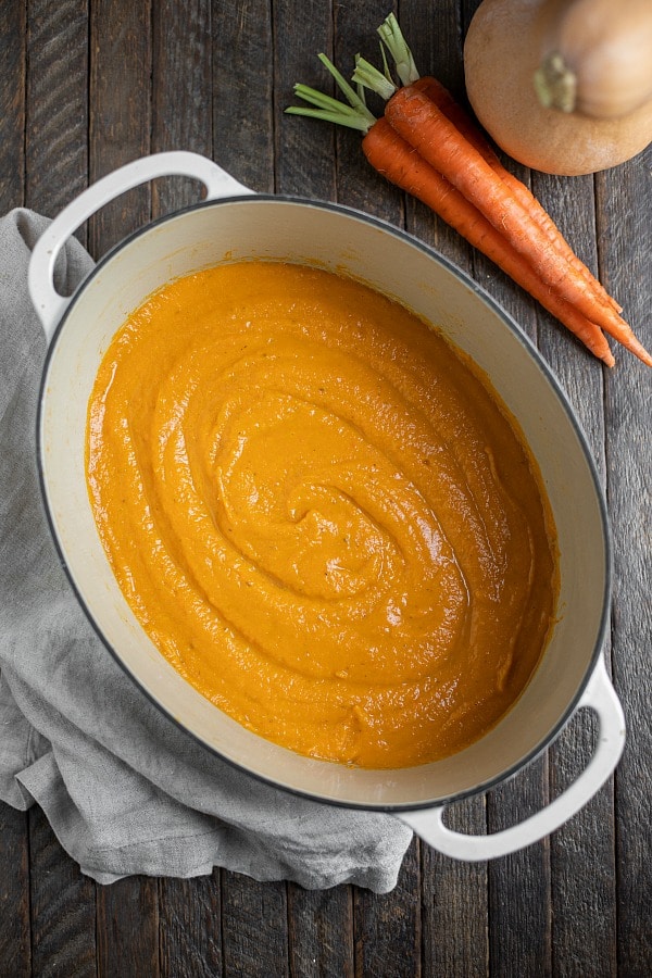 Butternut Squash, Carrot and Coconut Soup (Grain-Free)