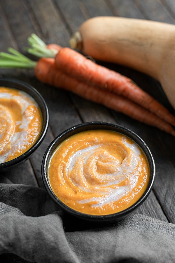 Butternut Squash, Carrot and Coconut Soup (Grain-Free)