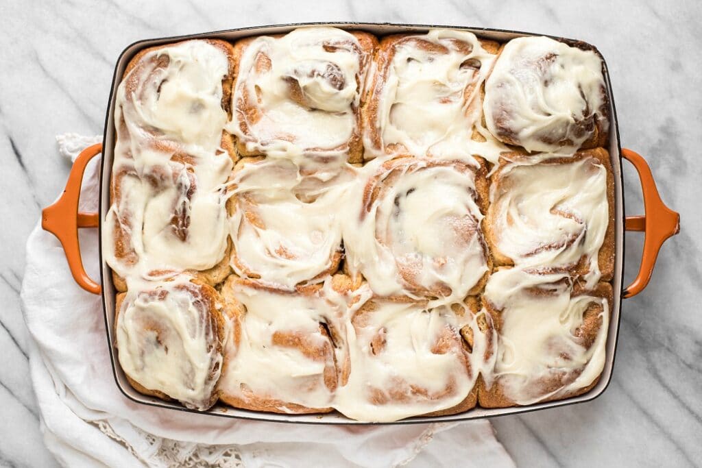 Fermented Sourdough Cinnamon Rolls