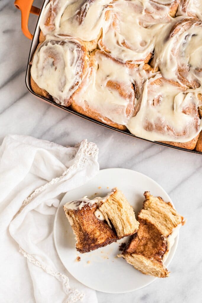 Fermented Sourdough Cinnamon Rolls