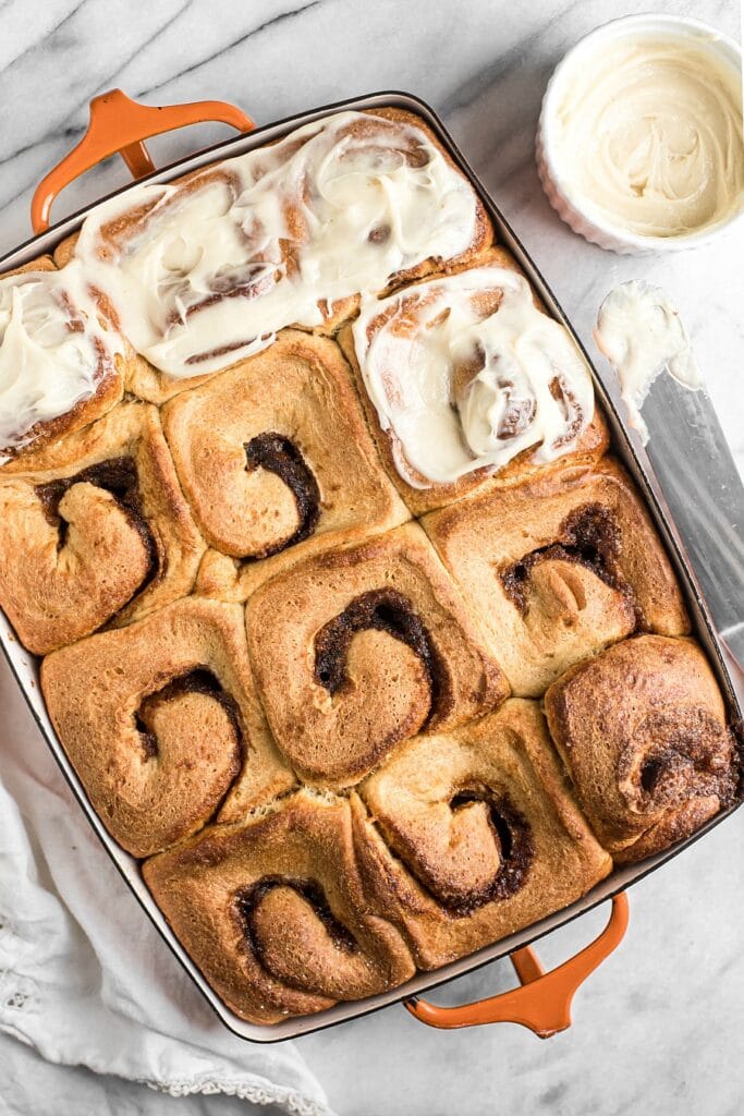 Fermented Sourdough Cinnamon Rolls