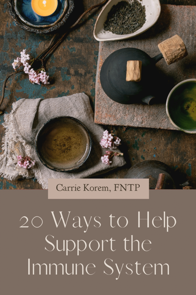 20 Ways to Help Support the Immune System