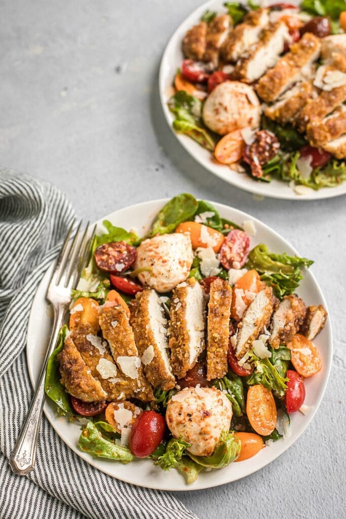 Chicken Parmesan Salad (Grain-Free)