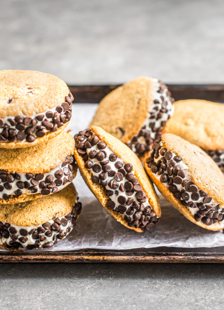 Grain-Free Chocolate Chip Cookie Ice Cream Sandwich