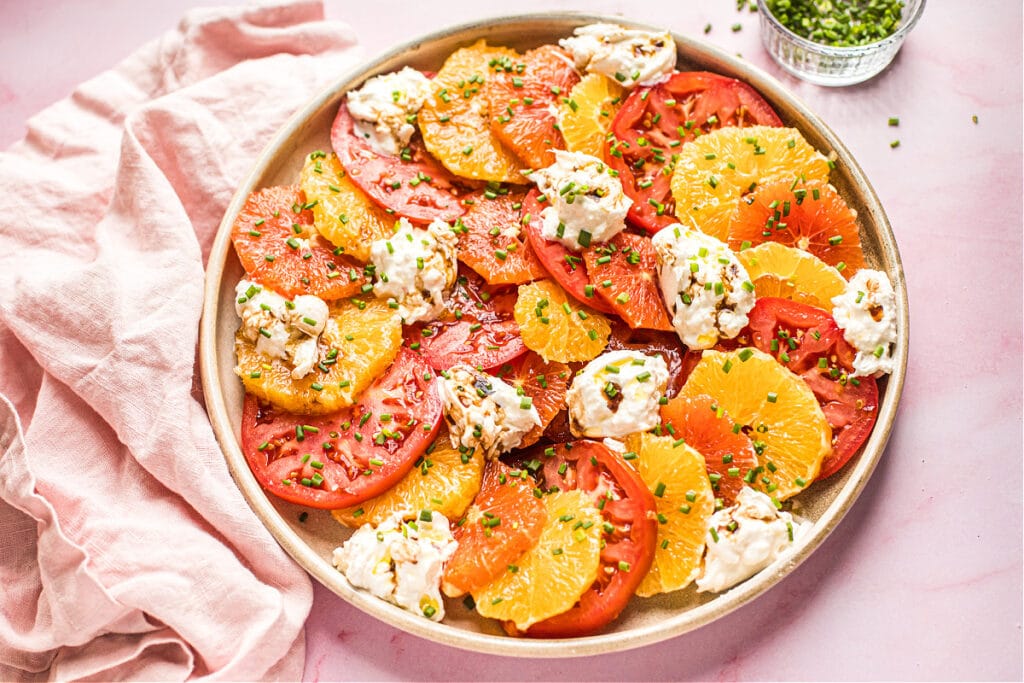 Winter Citrus Caprese Salad