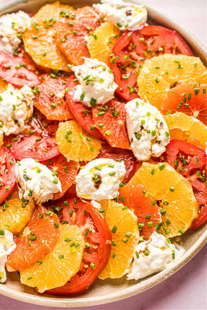 Winter Citrus Caprese Salad