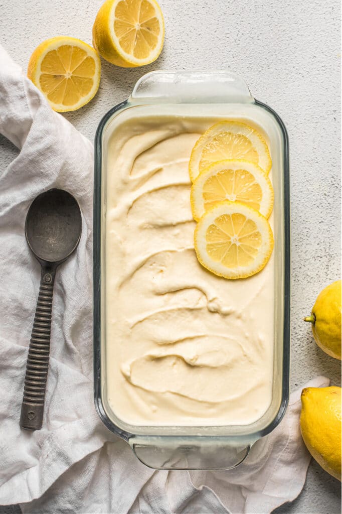 Creamy Lemon Ice Cream 