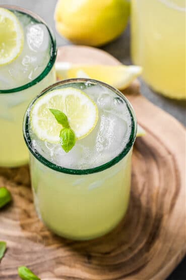 Basil Lemonade Recipe - Deliciously Organic - Carrie Korem, FNTP