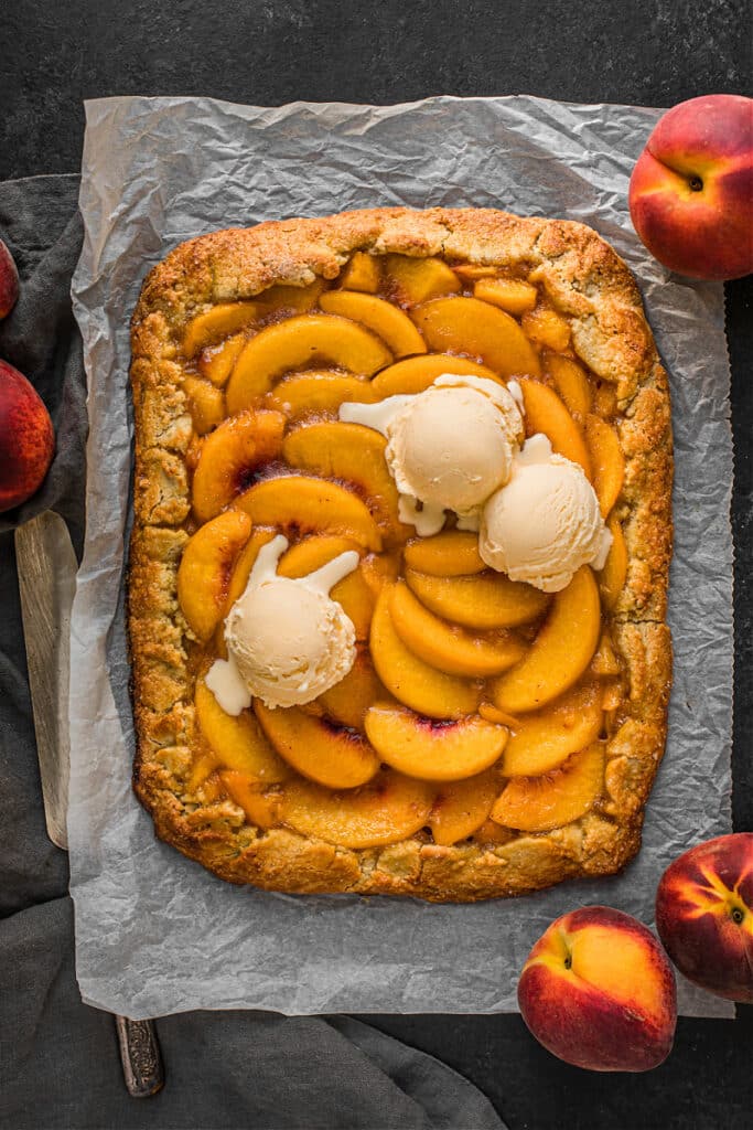 Peach Galette (Grain-Free, Gluten-Free)