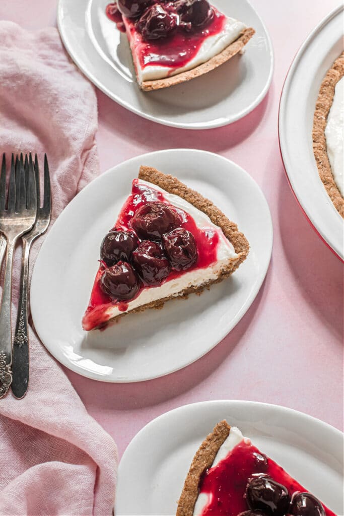 Cream Cheese Cherry Pie (Grain-Free)