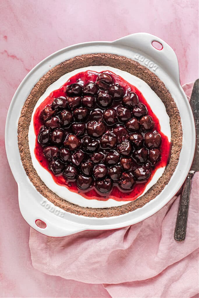 Cream Cheese Cherry Pie (Grain-Free)