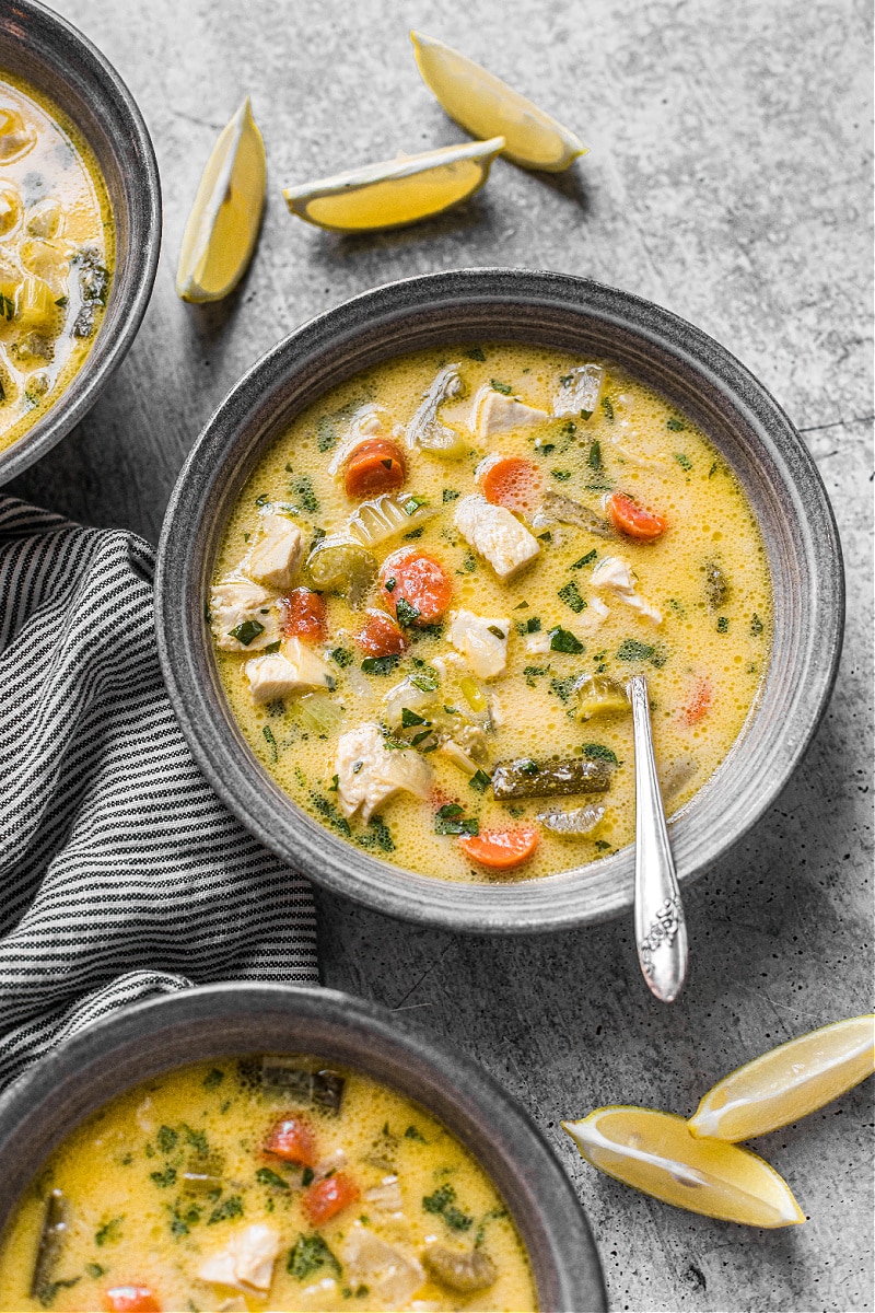 Lemon Chicken Vegetable Soup Recipe
