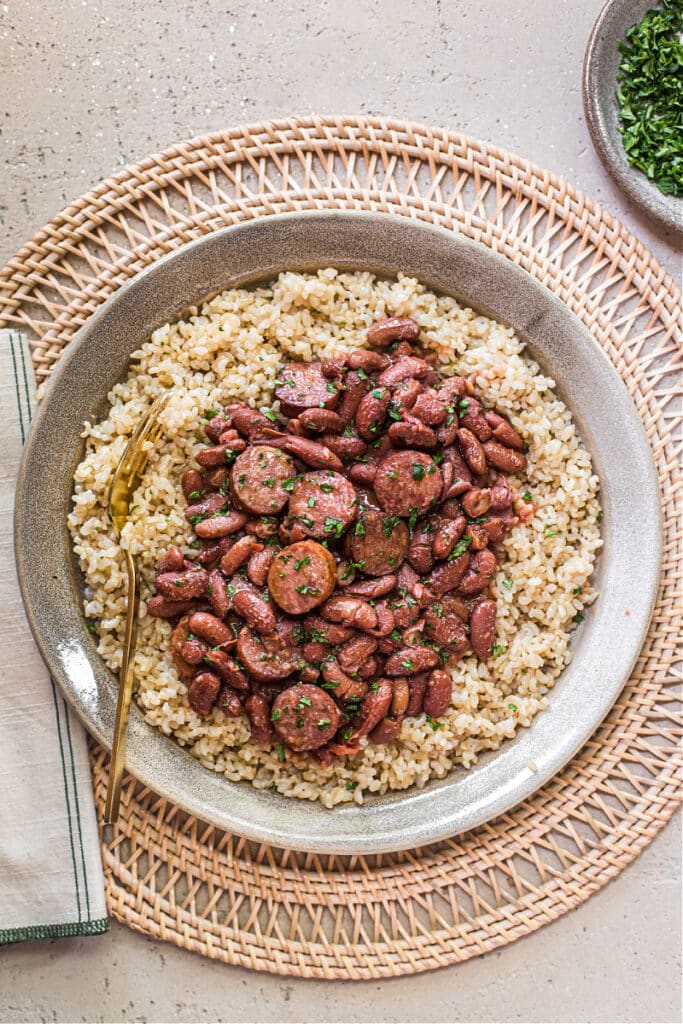 Slow Cooker Red Beans and Rice 