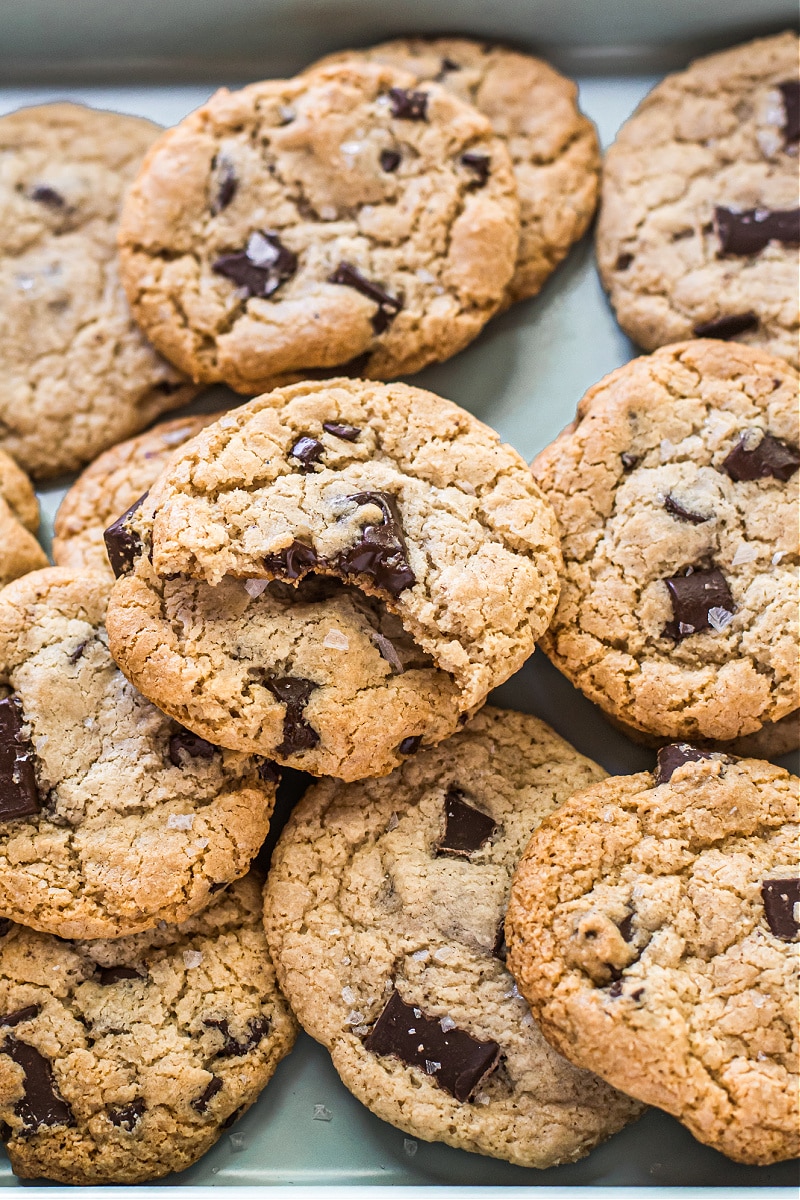 Brown Butter Chocolate Chip Cookies (gluten-free, grain-free, egg-free)