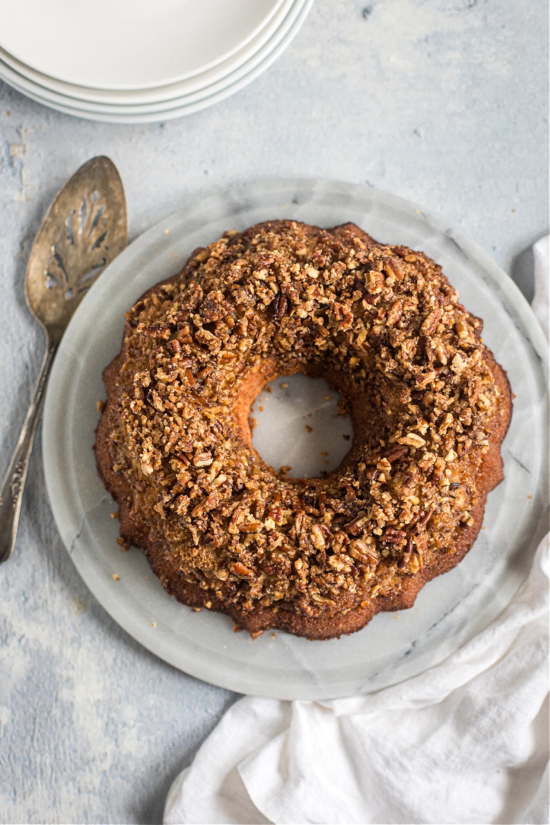 Pecan Pie Bundt Cake (Gluten-Free)
