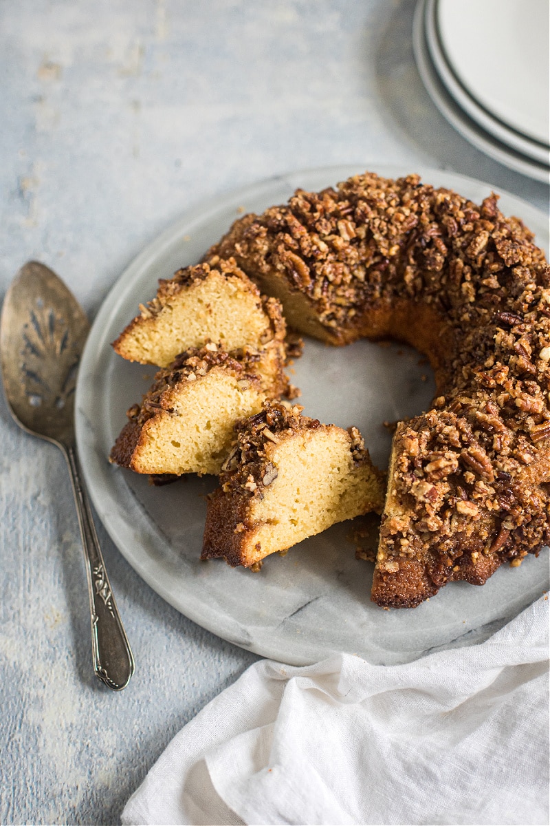 Pecan Pie Bundt Cake (Gluten-Free)