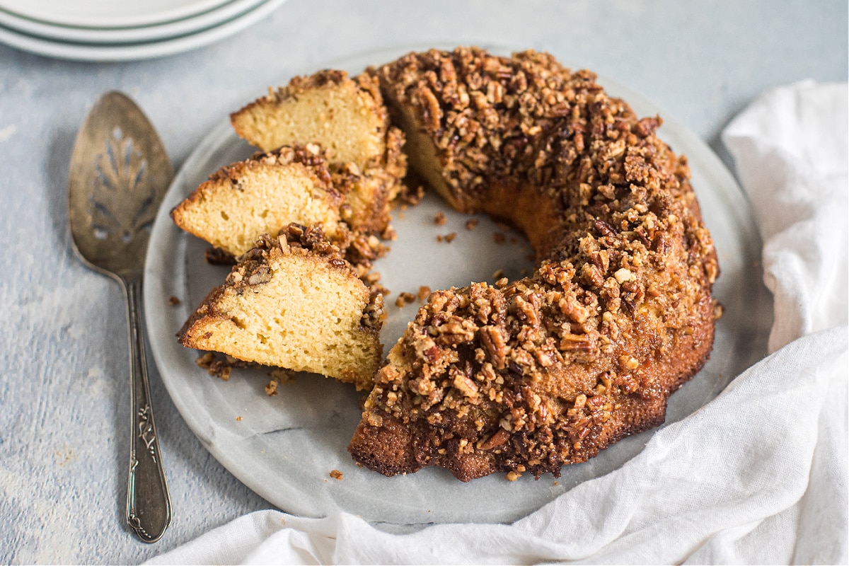 Pecan Pie Bundt Cake (Gluten-Free)