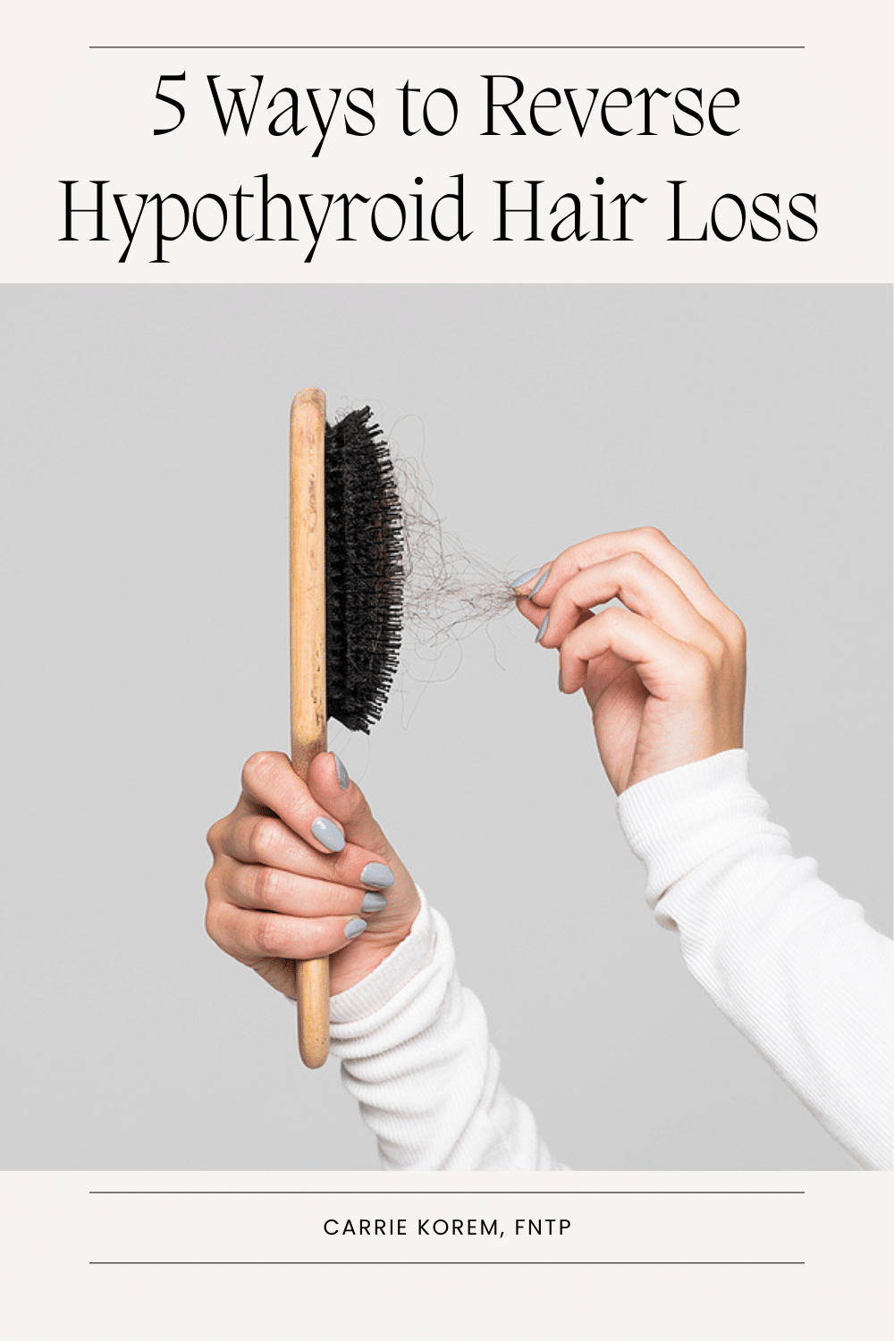 5 Ways to Reverse Hypothyroid Hair Loss 