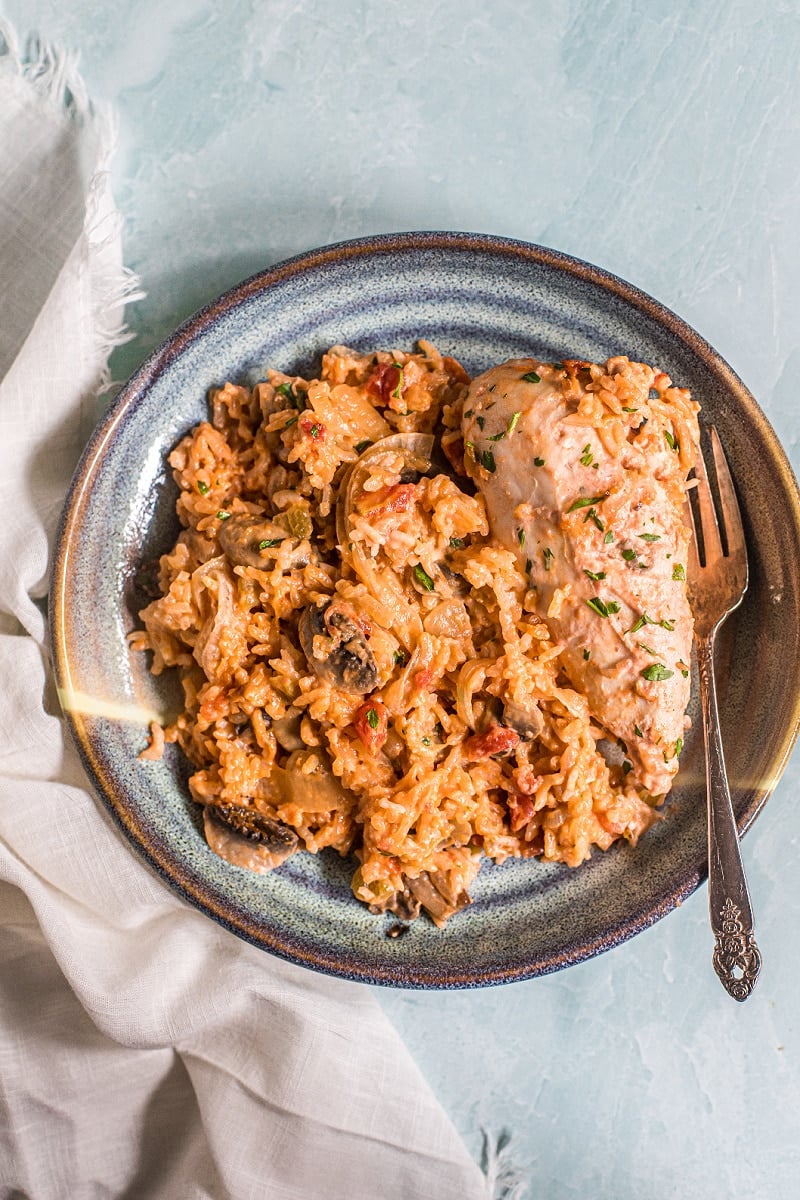 Baked Chicken and Rice Casserole