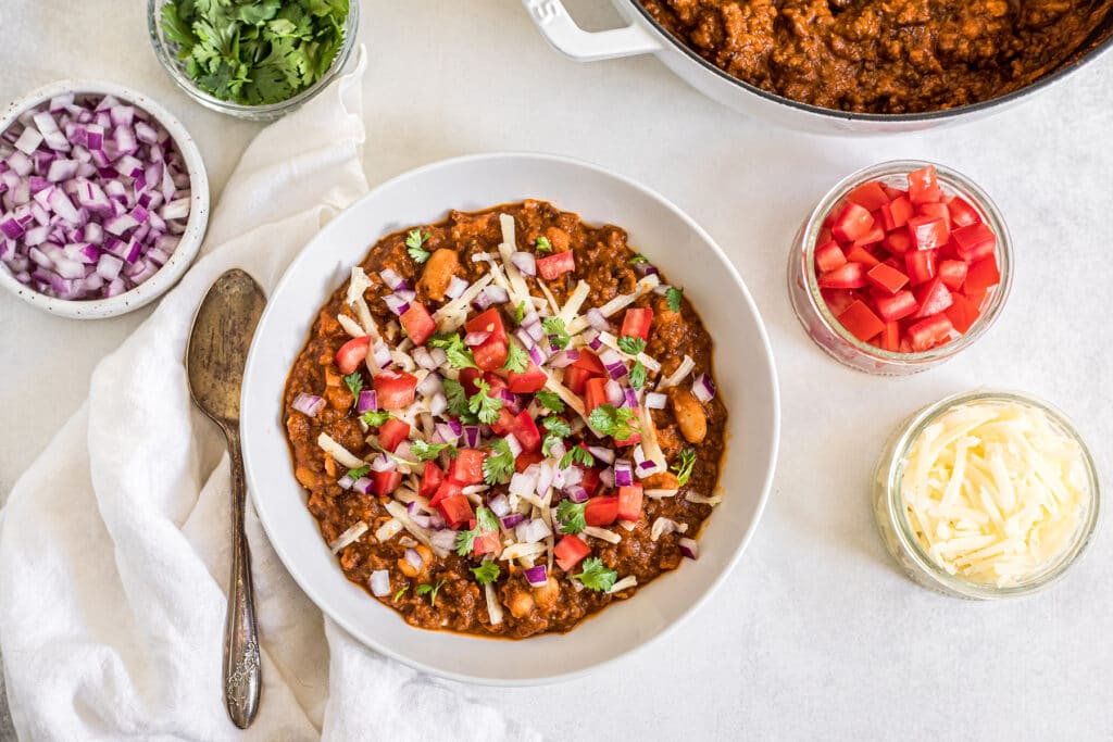 Chili with Beans Recipe (gluten-free)